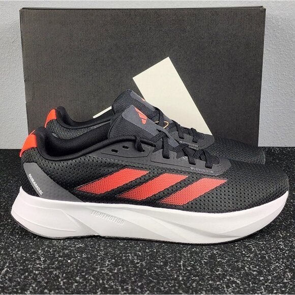 NEW Adidas Duramo Running Athletic Shoes Men's Size 13 Crimson Black Training - Picture 2 of 8